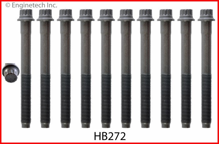 Enginetech HB272 Engine Head Bolt Set for Mitsubishi Lancer (2002-2007)
