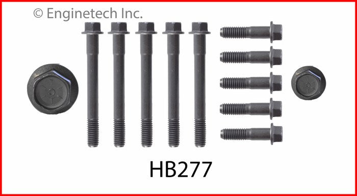 Enginetech HB277 Engine Head Bolt Set for Dodge Ramcharger and B-Series (One Cylinder)
