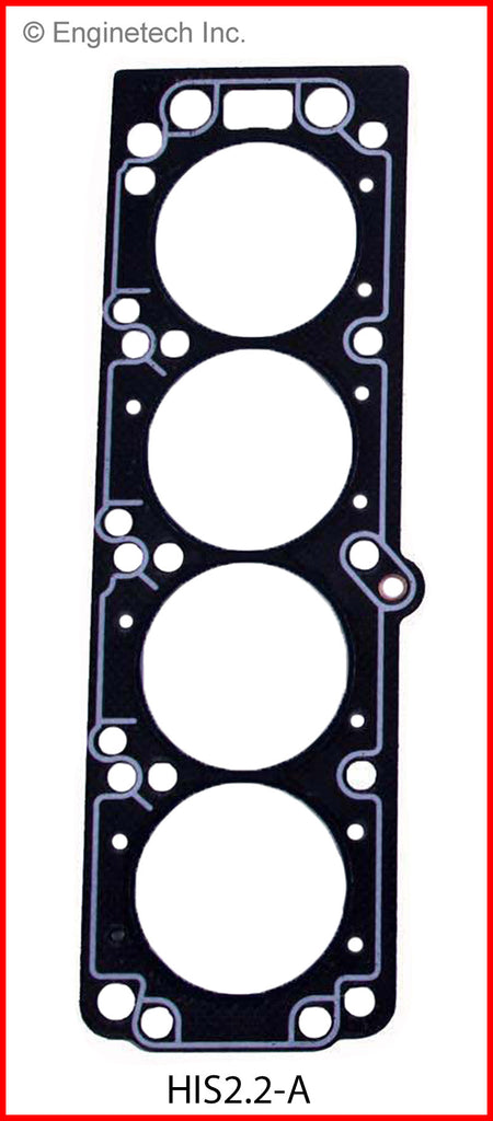 Enginetech HIS2.2-A Engine Cylinder Head Gasket for Isuzu Cars and Trucks