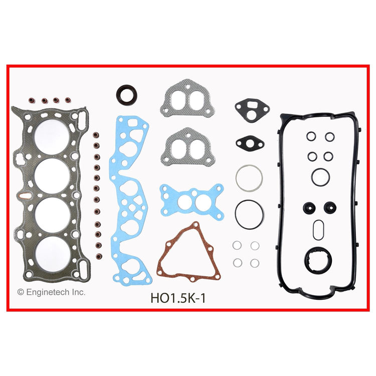 Enginetech HO1.5K-1 Engine Full Gasket Set for Honda Civics and Del Sols