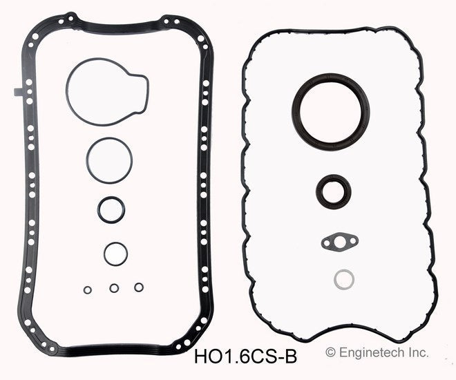 Enginetech HO1.6CS-B Engine Lower End Gasket Set for Honda Civic and Civic del Sol