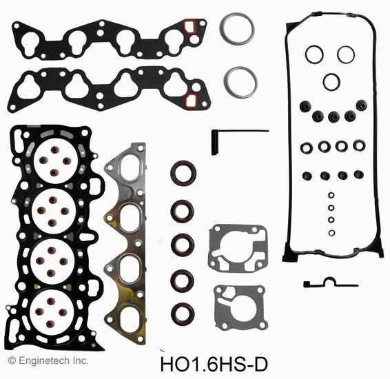 Enginetech HO1.6HS-D Engine Cylinder Head Gasket Set for Honda Civic and Civic del Sol