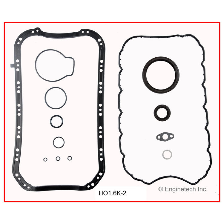 Enginetech HO1.6K-2 Engine Full Gasket Set for Honda Civic and Civic Del Sol