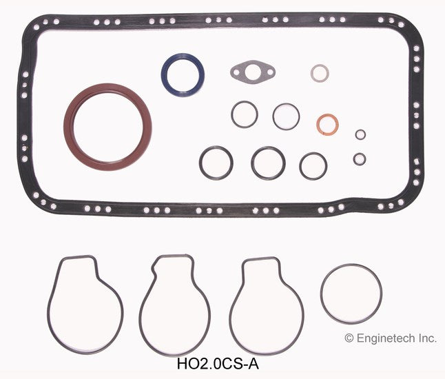 Enginetech HO2.0CS-A Engine Lower End Gasket Set for Honda and Acura Vehicles