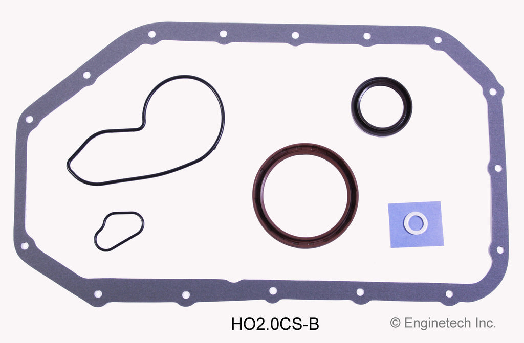Enginetech HO2.0CS-B Engine Lower End Gasket Set for Honda and Acura Vehicles