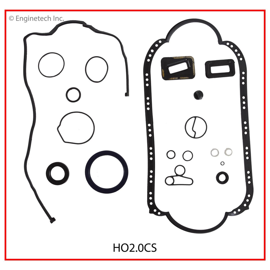 Enginetech HO2.0CS Engine Lower End Gasket Set for Honda Accord and Prelude