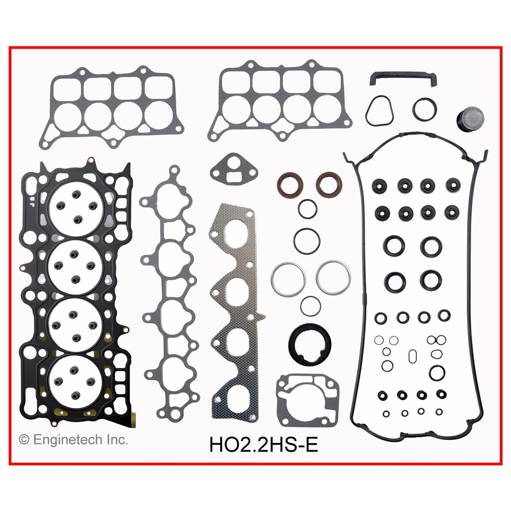 Enginetech HO2.2K-4 Engine Full Gasket Set for Honda Prelude (1993-1996)