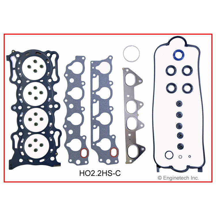Enginetech HO2.2K-6 Engine Full Gasket Set for Honda and Isuzu Vehicles