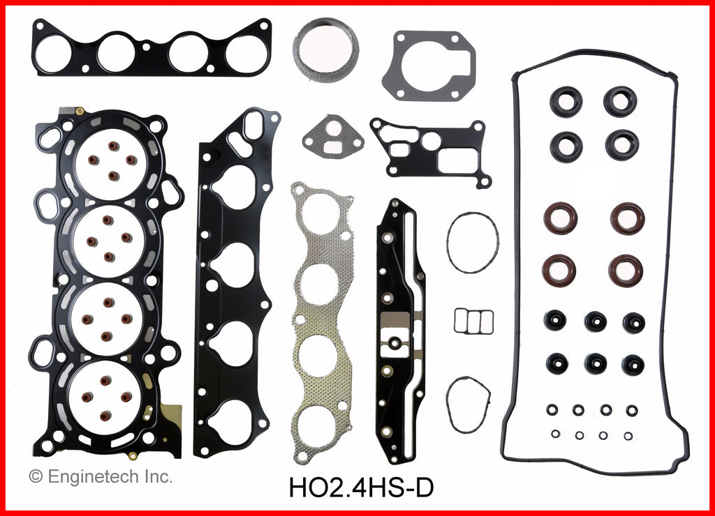 Enginetech HO2.4HS-D Engine Cylinder Head Gasket Set for Honda Accord and Element