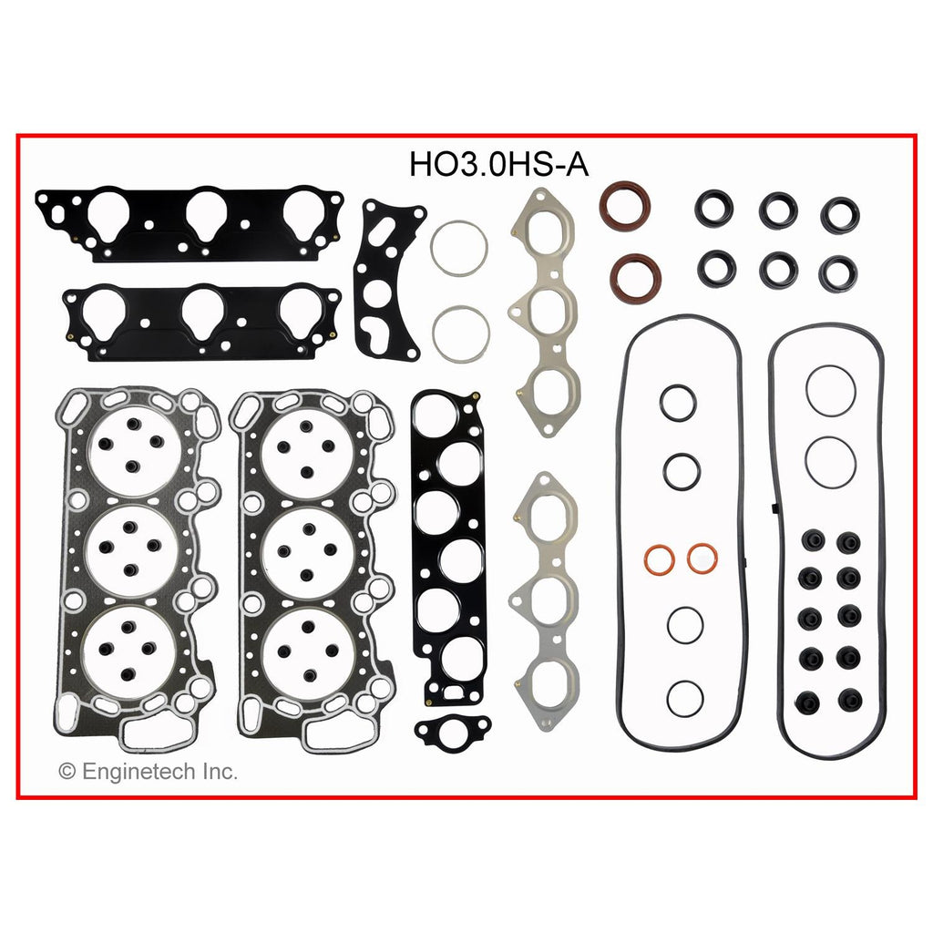 Enginetech HO3.0K-2 Engine Full Gasket Set for Honda and Acura Vehicles