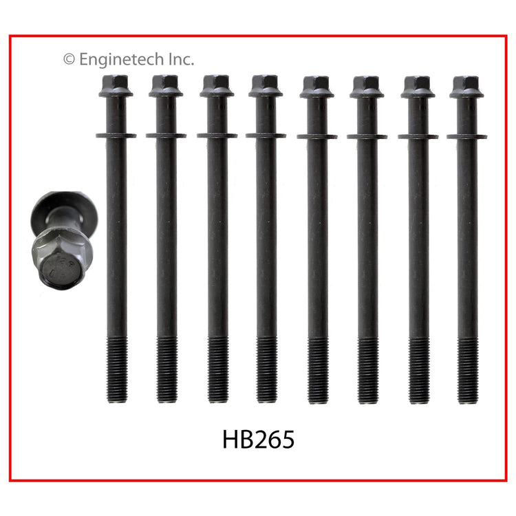 Enginetech HO3.5HS-BWB Engine Cylinder Head Gasket Set for Honda Vehicles with Head Bolts