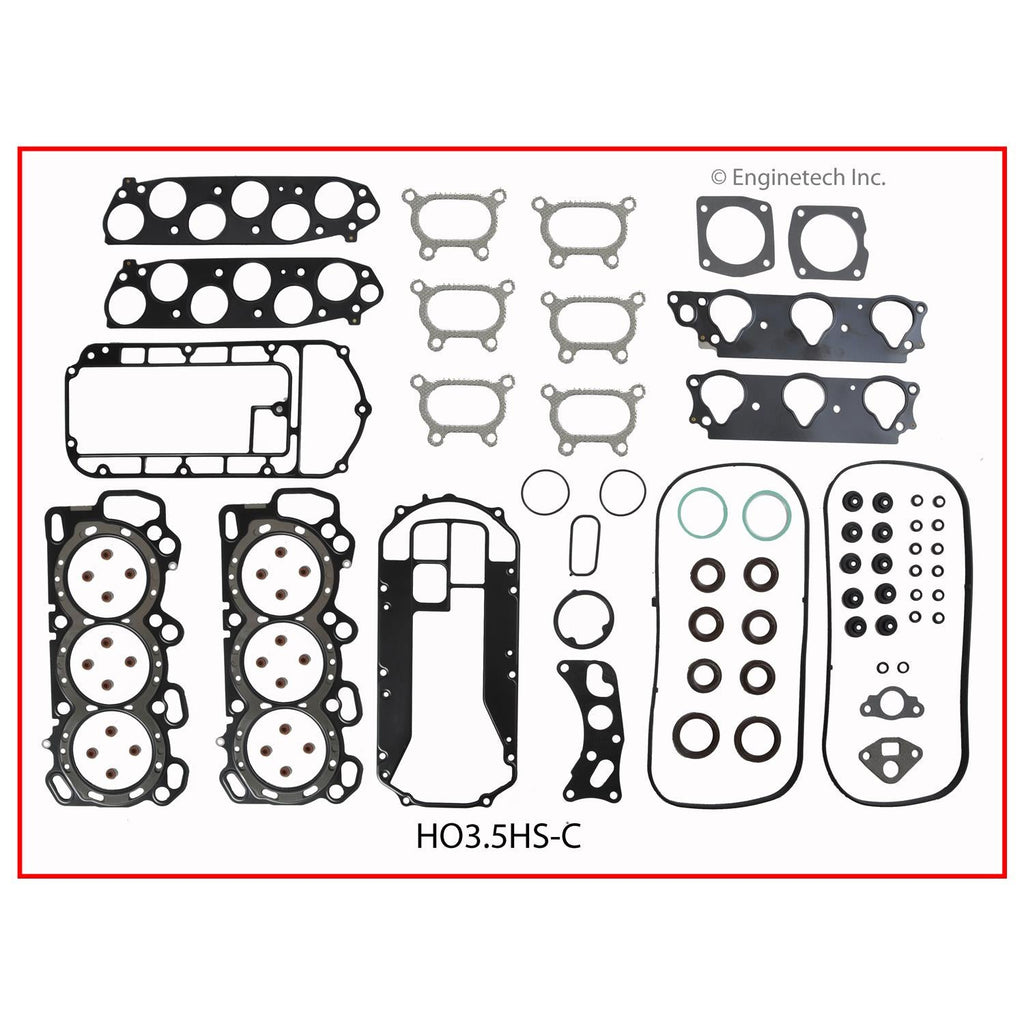 Enginetech HO3.5HS-CWB Engine Cylinder Head Gasket Set for Honda and Acura Vehicles