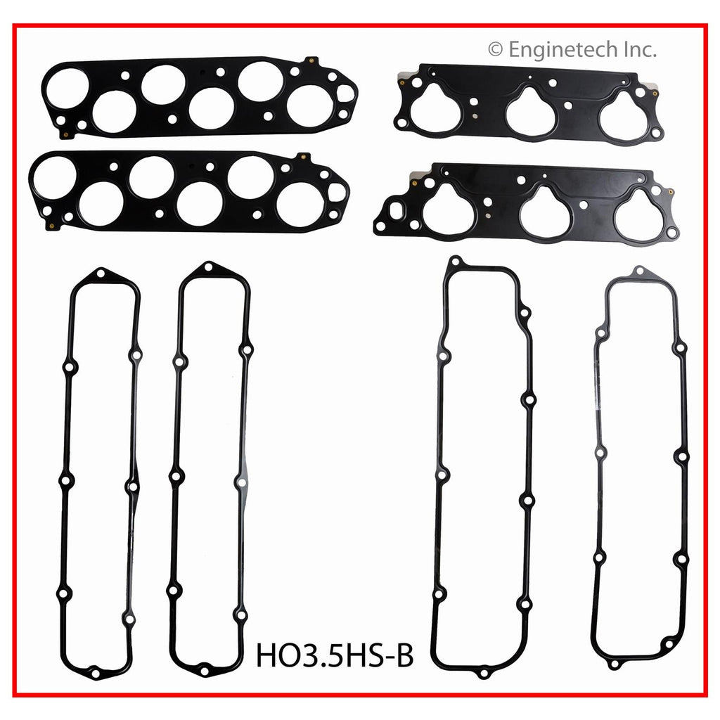 Enginetech HO3.5K-2 Engine Full Gasket Set for Honda and Acura Vehicles