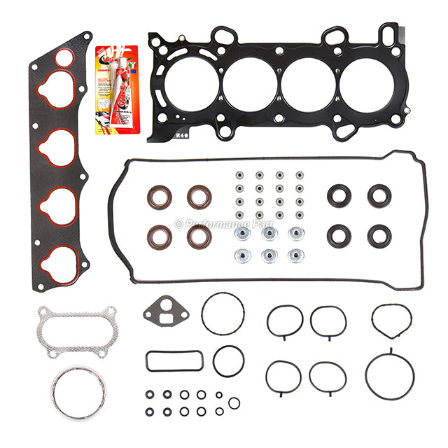Full Gasket Set Bearings Rings Fit 2008-2009 Honda 2.4L