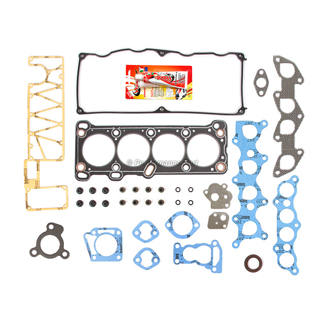 Full Gasket Set Bearings Rings Fit 86-89 Mercury Tracker Mazda 323 1.6L