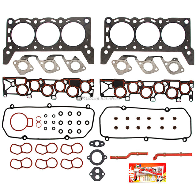 Full Gasket Set Bearings Rings Fit 96-98 Ford Windstar 3.8L V6