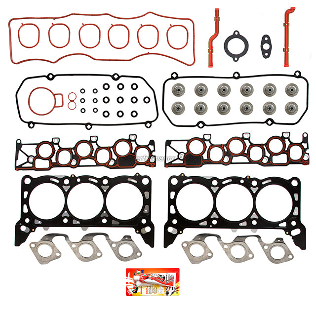 Full Gasket Set Bearings Rings Fit 99-03 Ford Windstar 3.8L OHV