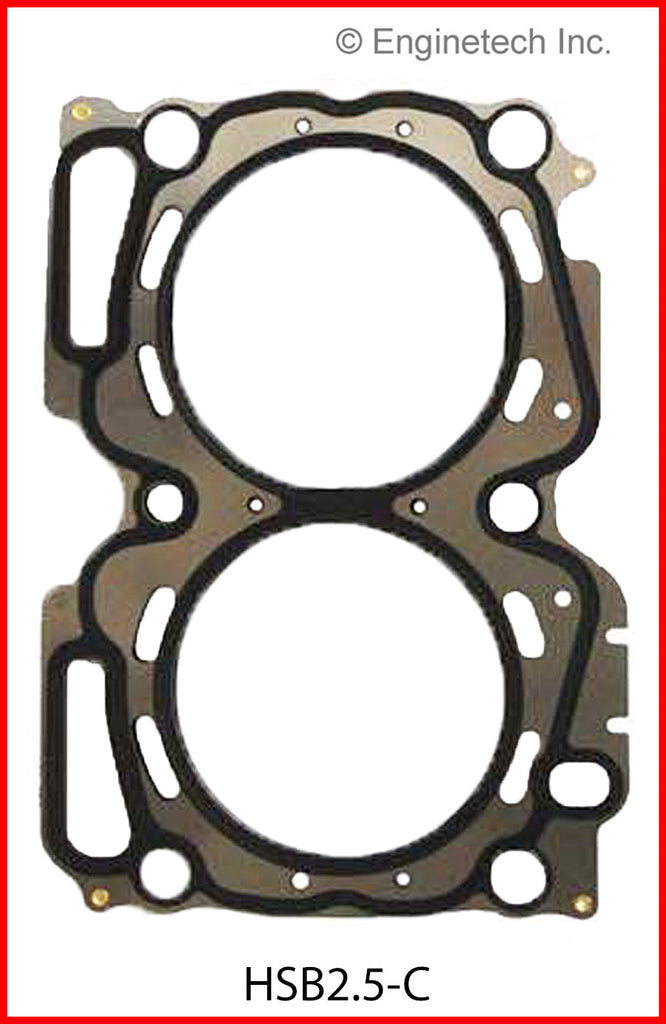 Enginetech HSB2.5-C Engine Cylinder Head Gasket for Subaru Cars and Trucks