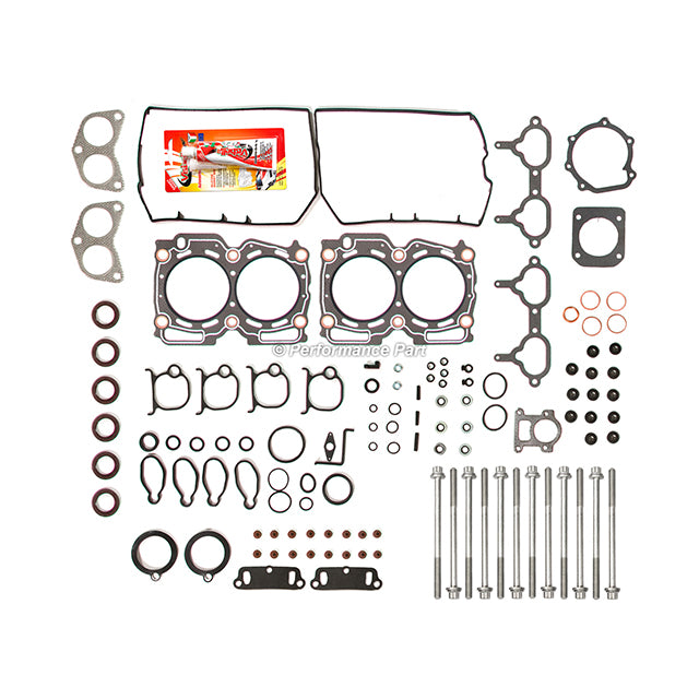 Head Gasket Set Intake Exhaust Valves for 97-99 Subaru 2.5L DOHC EJ25D
