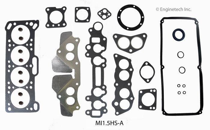 Enginetech Hyundai HY1.5HS-A Engine Cylinder Head Gasket Set for Hyundai and Mitsubishi Vehicles