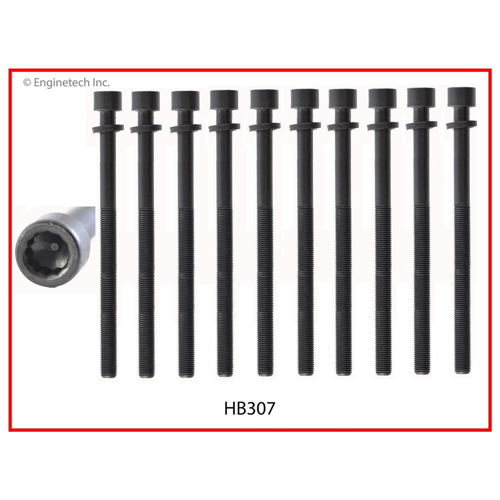 Enginetech HY1.8HS-AWB Engine Cylinder Head Gasket Set for Hyundai and Kia Vehicles with Head Bolts