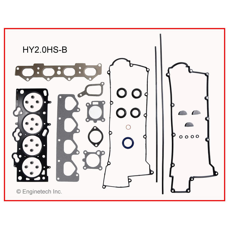 Enginetech HY2.0HS-BWB Engine Cylinder Head Gasket Set for Hyundai and Kia Vehicles