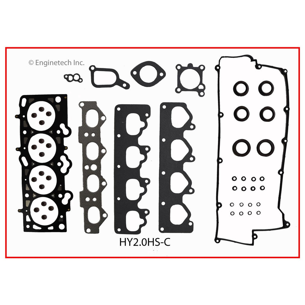 Enginetech HY2.0HS-CWB Engine Cylinder Head Gasket Set for Hyundai and Kia Vehicles