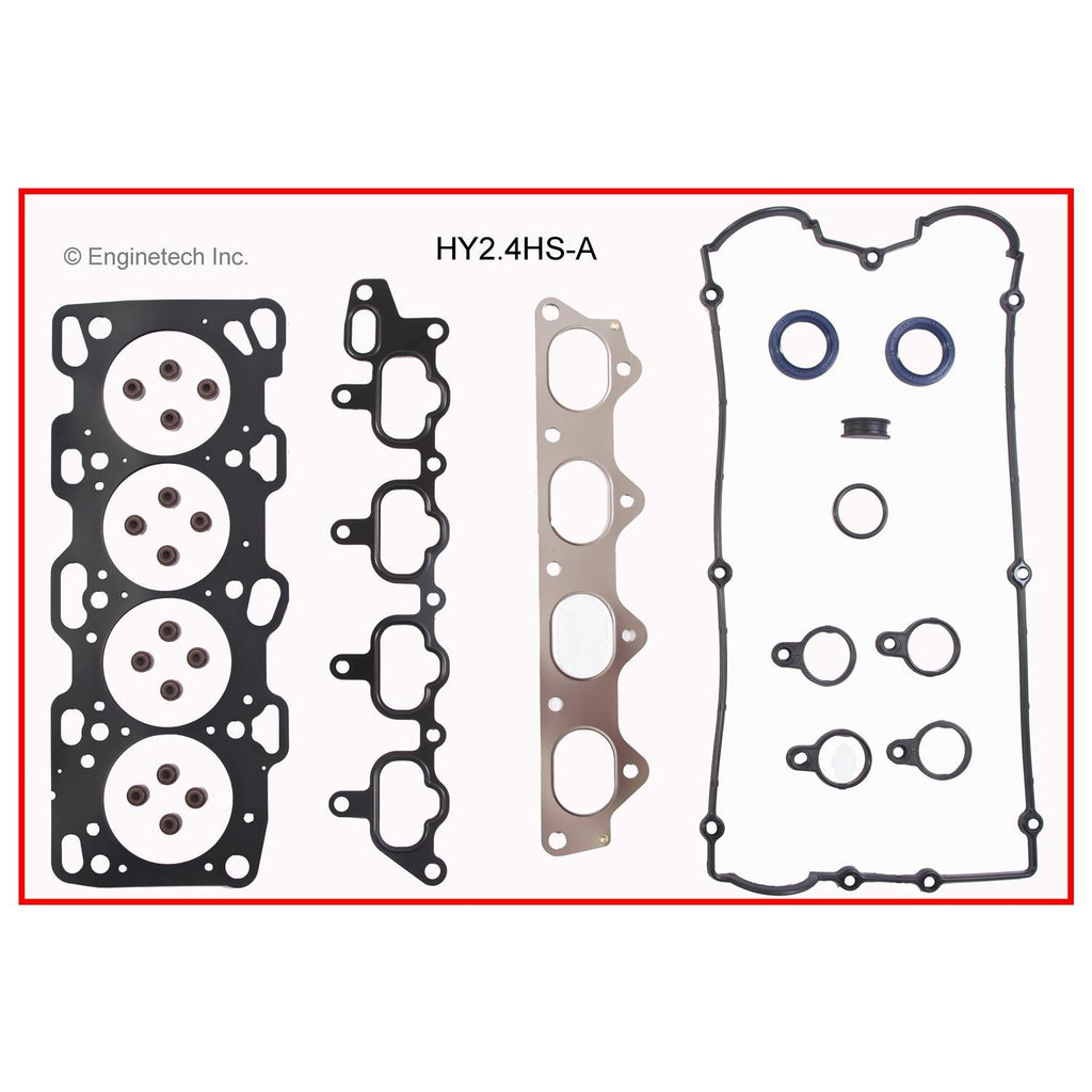 Enginetech Hyundai HY2.4HS-A Engine Cylinder Head Gasket Set for Hyundai and Kia Vehicles