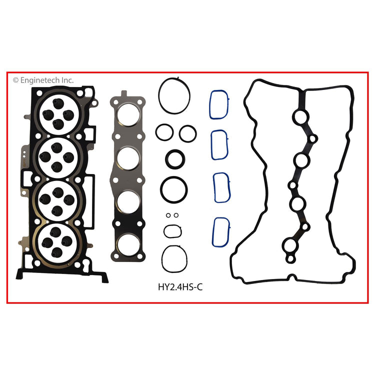 Enginetech HY2.4HS-C Engine Cylinder Head Gasket Set for Hyundai and Kia Vehicles