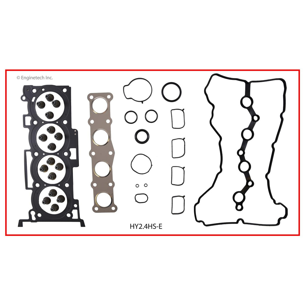 Enginetech Hyundai HY2.4HS-E Engine Cylinder Head Gasket Set for Kia and Hyundai SUVs and Trucks