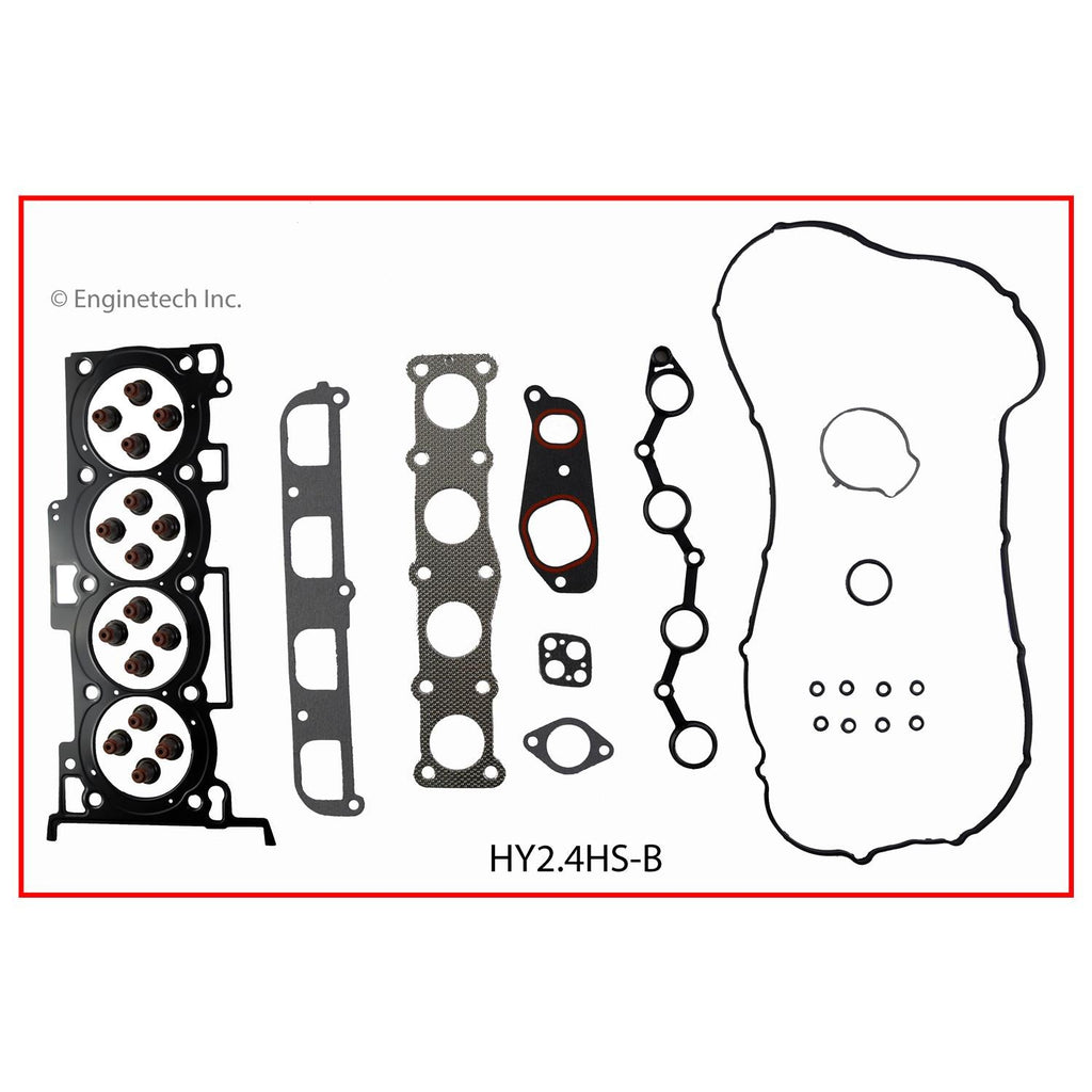Enginetech Engine Full Gasket Set for Hyundai and Kia Vehicles - Part HY2.4K-1