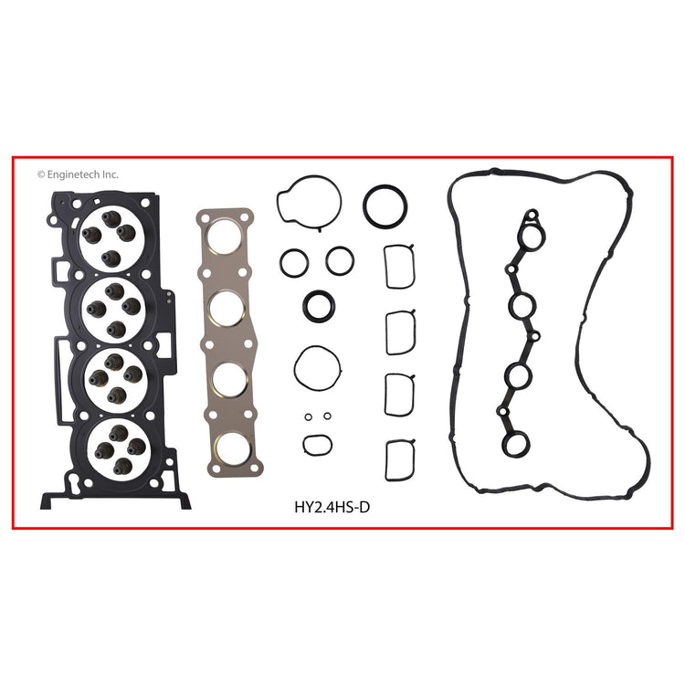 Enginetech Engine Full Gasket Set for Hyundai Cars and Trucks – Part HY2.4K-3