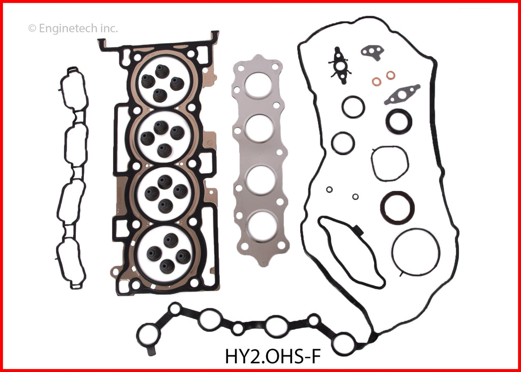 Enginetech HY2.0HS-F Engine Cylinder Head Gasket Set for Hyundai and Kia Vehicles