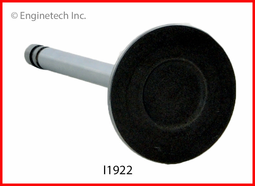 Enginetech I1922 Engine Intake Valve with Oversized Stem and Head for Chevrolet, Buick, and Cadillac Vehicles