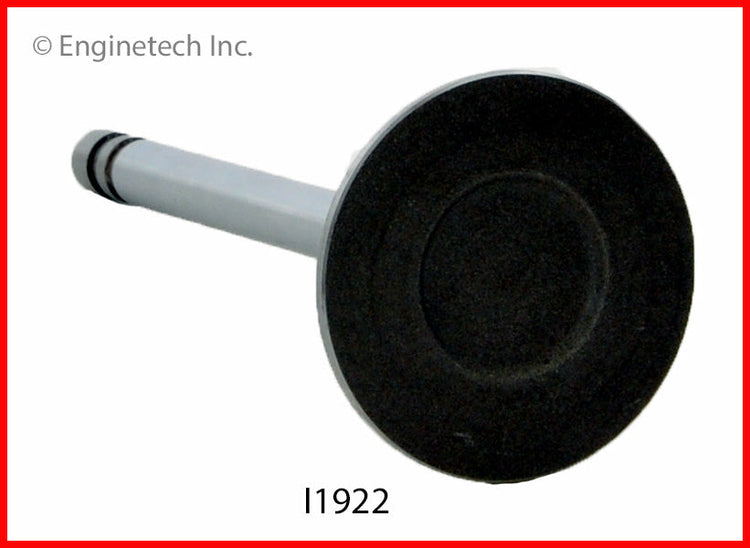 Enginetech I1922 Engine Intake Valve with Oversized Stem and Head for Chevrolet, Buick, and Cadillac Vehicles