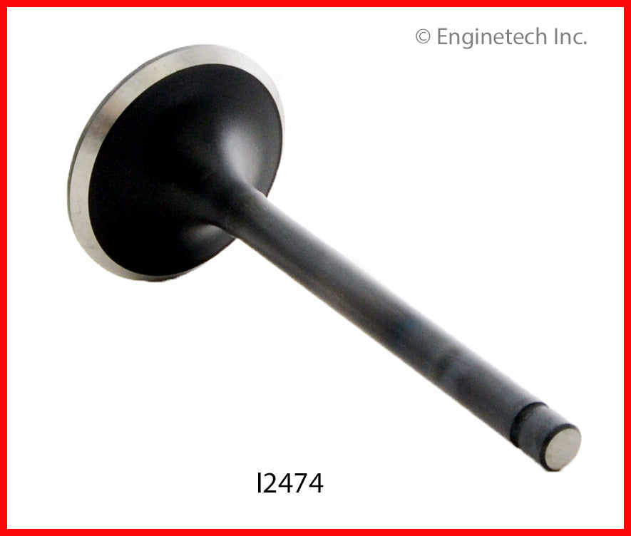 Enginetech I2474B Engine Intake Valve with Oversized Stem and Head for Toyota 4Runner and Pickup