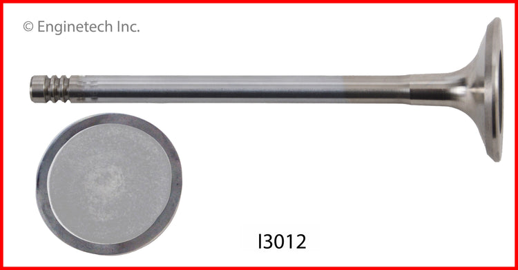 Enginetech I3012 Engine Intake Valve with Oversized Stem and Head for Dodge and Chrysler Models