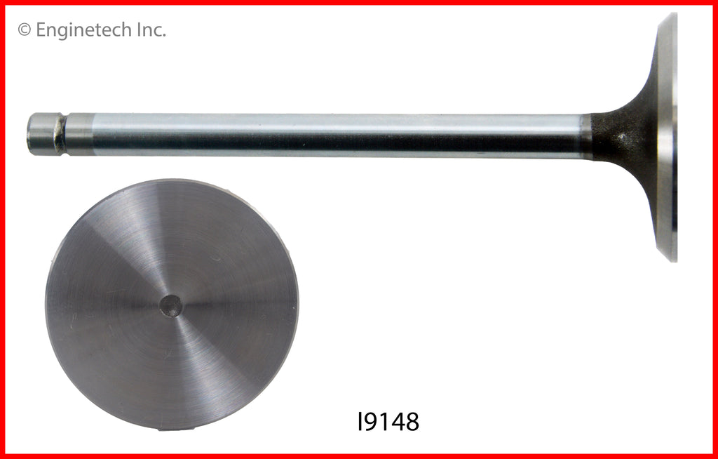 Enginetech I9148 Engine Intake Valve with Oversized Stem and Head for Buick and Chevrolet Models