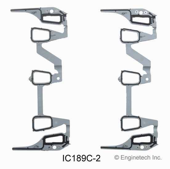 Enginetech IC189C-2 Engine Intake Manifold Gasket for GMC and Chevrolet Cars and Trucks