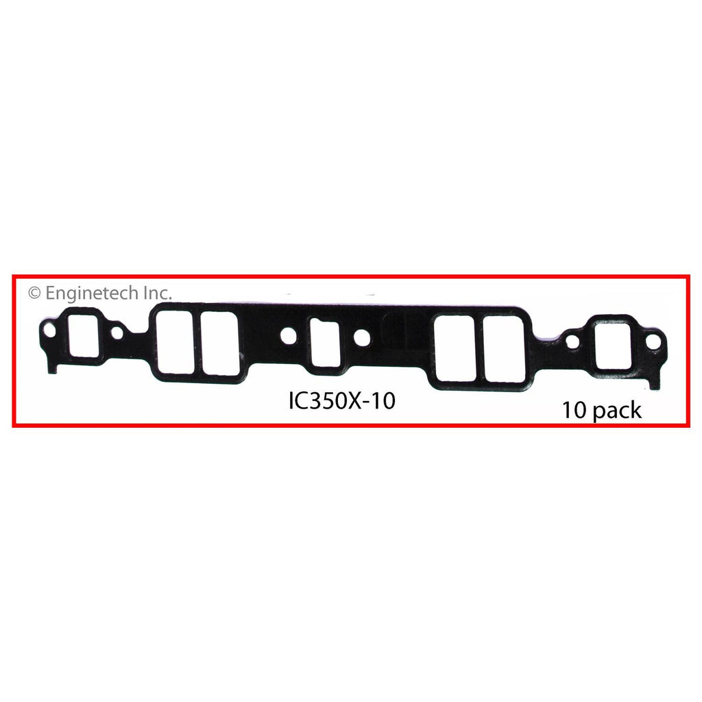 Enginetech IC350X-10 Engine Intake Manifold Gasket for GMC and Chevrolet Vehicles