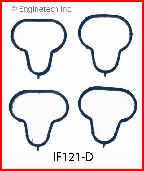 Enginetech IF121-D Engine Intake Manifold Gasket for Ford Cars and Trucks