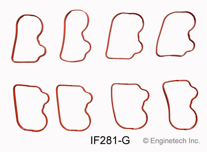 Enginetech Ford Intake Manifold Gasket Part IF281-G for 1998 Lincoln Continental