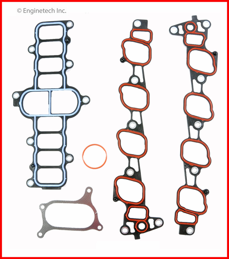 Enginetech IF281-R Engine Intake Manifold Gasket for Ford Cars and Trucks