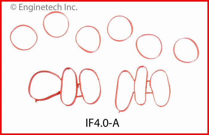 Enginetech Engine Intake Manifold Gasket for Ford and Mercury Vehicles – Part Number IF4.0-A