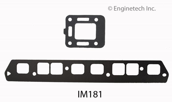 Enginetech IM181 Engine Intake Manifold Gasket for GMC and Chevrolet Cars and Trucks