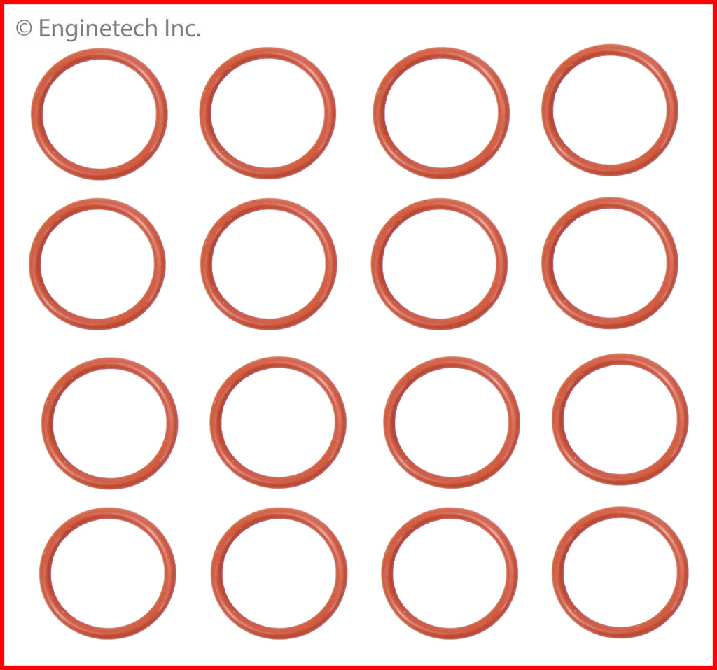 Enginetech Engine Injector Sleeve O-Ring Complete Set for Chevrolet Silverado and GMC Sierra 2004-2007