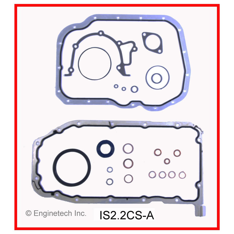 Enginetech Engine Lower End Gasket Set for Isuzu Car and Truck (Part No. IS2.2CS-A)