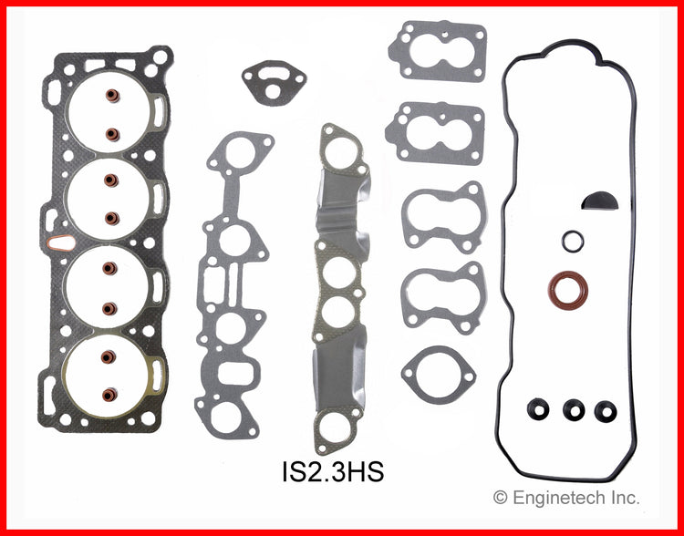 Enginetech IS2.3HS Engine Cylinder Head Gasket Set for Isuzu Vehicles