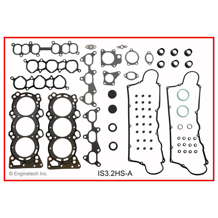 Enginetech Engine Cylinder Head Gasket Set for Isuzu Cars and Trucks (Part #IS3.2HS-AWB)