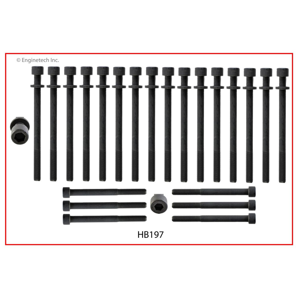 Enginetech IS3.2HS-BWB Engine Cylinder Head Gasket Set for Isuzu Cars and Trucks with Head Bolts